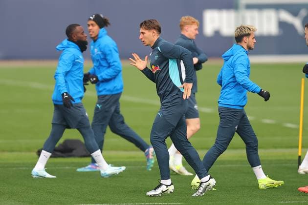 RB Leipzig Training 1 Bundesliga Leipzig, 04 11 2024, Training center at Cottaweg, Season 2024 2025, Football, Men, 1 Bundesliga , RB Leipzig Training , In the picture Willi Orban ,