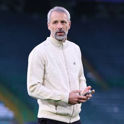 Celtic Glasgow RB Leipzig Matchday 1 Glasgow, 04 11 2024, Celtic Park, Football, UEFA Champions League, Matchday 4 , Celtic Glasgow vs RB Leipzig, Matchday 1 , In picture Pitchwalk Coach Marco Rose RB Leipzig , Only editorial use Photo for editorial use only , UEFA regulations prohibit any use of photographs as image sequences and or quasi video ,