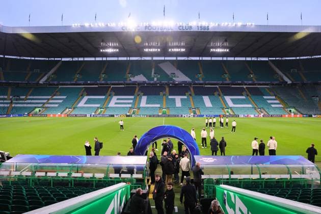 Celtic Glasgow RB Leipzig Matchday 1 Glasgow, 04 11 2024, Celtic Park, Football, UEFA Champions League, Matchday 4 , Celtic Glasgow vs RB Leipzig, Matchday 1 , In picture Pitchwalk , Only editorial use Photo for editorial use only , UEFA regulations prohibit any use of photographs as image sequences and or quasi video ,
