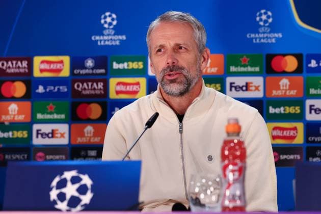 Celtic Glasgow RB Leipzig Matchday 1 Glasgow, 04 11 2024, Celtic Park, Football, UEFA Champions League, Matchday 4 , Celtic Glasgow vs RB Leipzig, Matchday 1 , In the picture Coach Marco Rose, RB Leipzig , Only editorial use Photo for editorial use only , UEFA regulations prohibit any use of photographs as image sequences and or quasi video ,