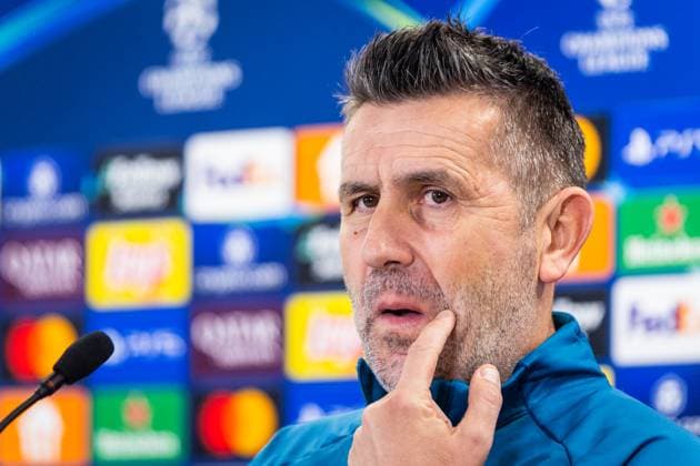 SLOVAN BRATISLAVA - GNK DINAMO ZAGREB press conference, PK, Pressekonferenz Head coach of Dinamo Nenad Bjelica during the press conference ahead of league phase of UEFA Champions League football match between SK Slovan Bratislava and GNK Dinamo Zagreb. Bratislava, Slovakia, November 04, 2024. PUBLICATION NOT IN SLOVAKIA Copyright: xx 080A6818