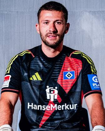 Daniel Heuer Fernandes Hamburger SV portrait appointment season 2024 2025, Men, 2 BL, HSV, Hamburg,