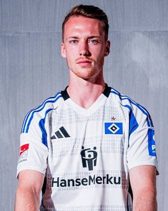 Sebastian Schonlau Hamburger SV portrait appointment season 2024 2025, Men, 2 BL, HSV, Hamburg,