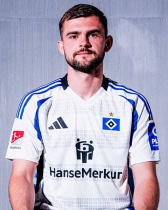 Lukasz Poreba Hamburger SV portrait appointment season 2024 2025, Men, 2 BL, HSV, Hamburg,