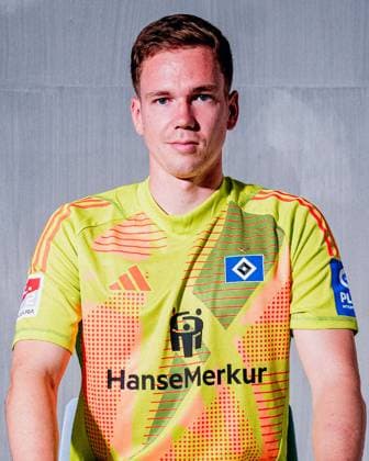 Mattheo Raab Hamburger SV portrait appointment season 2024 2025, Men, 2 BL, HSV, Hamburg,