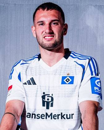 Levin Öztunali Hamburger SV portrait appointment season 2024 2025, Men, 2 BL, HSV, Hamburg,