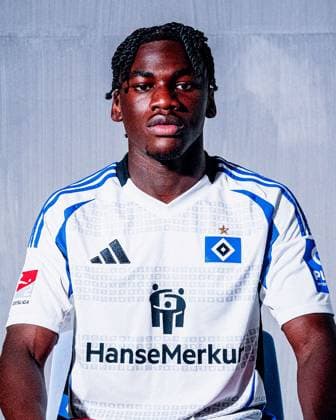 Fabio Balde Hamburger SV portrait appointment season 2024 2025, Men, 2 BL, HSV, Hamburg,