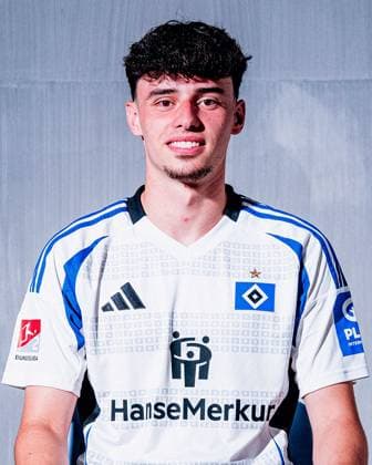 Nicolas Oliveira Hamburger SV portrait appointment season 2024 2025, Men, 2 BL, HSV, Hamburg,