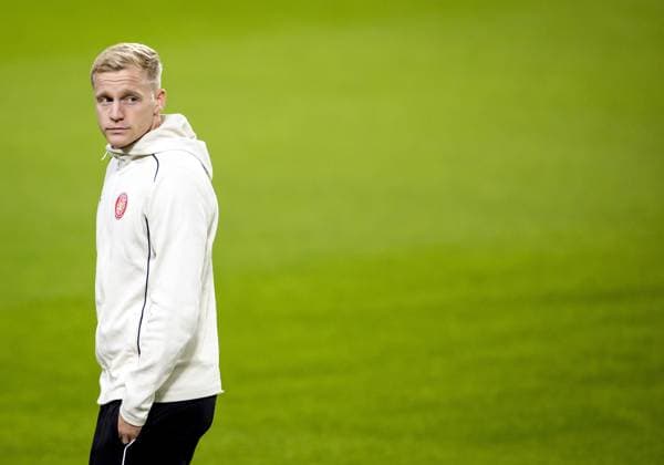 EINDHOVEN - Donny van de Beek of Girona FC during the walk around the Philips Stadium prior to the Champions League match between PSV and Girona FC. ANP KOEN VAN WEEL xVIxANPxSportx xxANPxIVx 512692341 originalFilename: 512692341.jpg