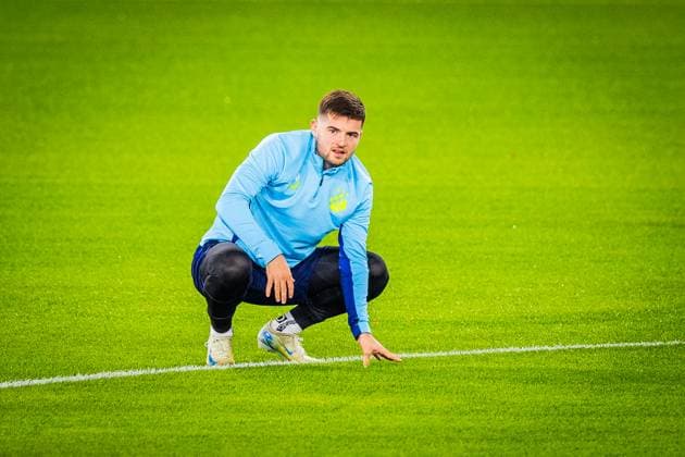 SLOVAN BRATISLAVA - GNK DINAMO ZAGREB Player of Dinamo Zagreb Martin Baturina during team practice ahead of league phase of UEFA Champions League football match between SK Slovan Bratislava and GNK Dinamo Zagreb. Bratislava, Slovakia, November 04, 2024. PUBLICATION NOT IN SLOVAKIA Copyright: xx 080A7516