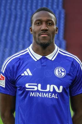 04 11 2024, Football, Season 2024 2025, 2 Bundesliga, Porträttermin FC Schalke 04, Bryan Lasme FC Schalke 04 Gelsenkirchen Veltins Arena NRW Germany xRHR FOTOx Copyright: RHR-FOTOx RHR-FOTO