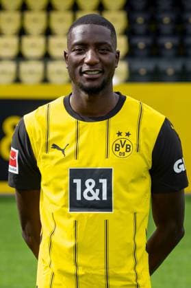 Borussia Dortmund; 1. BL, Porträttermin 2024 2025 Serhou Guirassy; Borussia Dortmund; 1. BL, Porträttermin 2024 2025 Foto: Borussia Dortmund Hendrik Deckers via Revierfoto Borussia Dortmund; 1. BL, Porträttermin 2024 2025