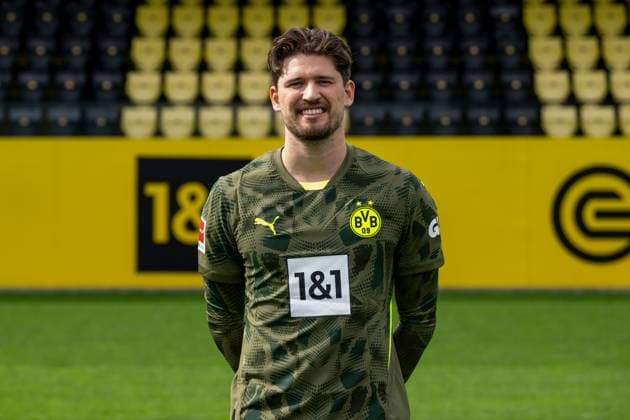 Borussia Dortmund; 1. BL, Porträttermin 2024 2025 Gregor Kobel; Borussia Dortmund; 1. BL, Porträttermin 2024 2025 Foto: Borussia Dortmund Hendrik Deckers via Revierfoto Borussia Dortmund; 1. BL, Porträttermin 2024 2025