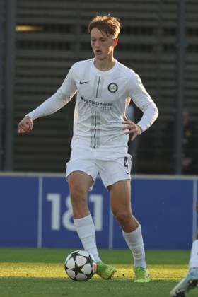 SOCCER - UEFA YL, Dortmund vs Sturm DORTMUND,GERMANY,05.NOV.24 - SOCCER - UEFA Youth League, Borussia Dortmund vs SK Sturm Graz. Image shows Konstantin Schopp (Sturm).  GEPAxpictures xChrisxBauer
