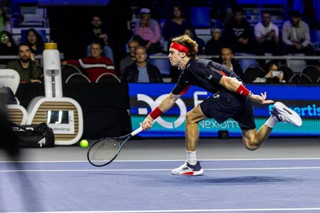 Moselle Open : Andrey Rublev PHOTOPQR LE REPUBLICAIN LORRAIN Hugo AZMANI ; Metz ; 05 11 2024 ; Moselle Open : Andrey Rublev Metz Moselle Lorraine France  Copyright: xPHOTOPQR LExREPUBLICAINxLORRAIN xHugoxAZMANIx 20241105RBL9820 20241105RBL9820
