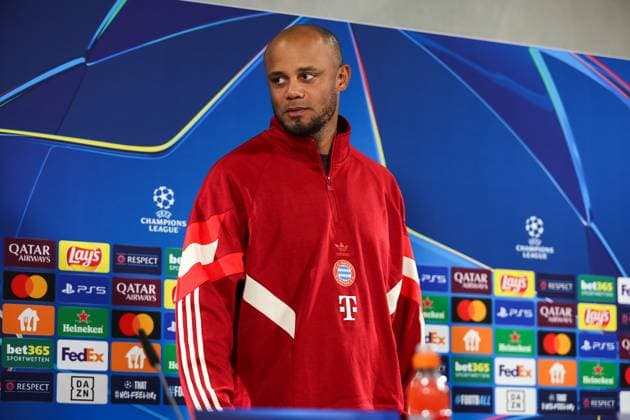 Vincent Kompany FC Bayern Muenchen, Head coach at the press conference, Ger, International press conference, FC Bayern Muenchen, Football, UEFA Champions League, Matchday 4, 2024 2025 season, 05 11 2024, Ger, International press conference, FC Bayern Muenchen, Football, UEFA Champions League, Matchday 4, 2024 2025 season, 05 11 2024 Muenchen Copyright: xEibner-Pressefoto JennixMaulx EP_JML
