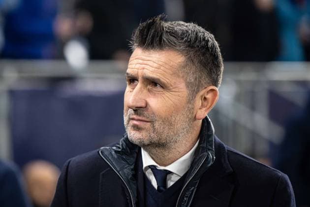 Nenad Bjelica during UEFA Champions league match, SK Slovan Bratislava - GNK Dinamo Zagreb , 05. november 2024, Tehelne pole Stadium, Bratislava, Slovakia Copyright: xMICHALxFAJT,ZOSPORTU.SKx FAJ_4248