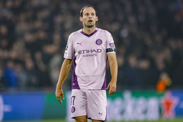 EINDHOVEN, 05-11-2024, Philips stadium. Dutch football. Champions League, season 2024 2025. Girona player Daley Blind PSV - Girona  x26675912x Copyright: