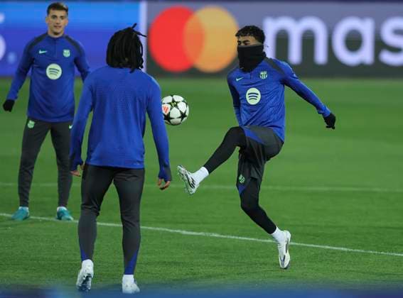 Football, CL, FC Barcelona, Training