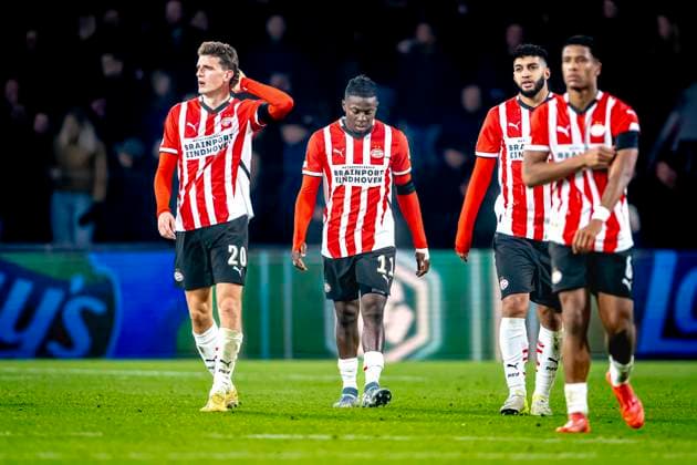 PSV Eindhoven forwarder Johan Bakayoko scores the 3 0 and celebrating the goal, during the match PSV Girona at the Philips stadium for the UEFA Champions League phase Matchday 4 season 2024 2025 in EINDHOVEN, Netherlands on 5 november 2024, photo by Marcel van Dorst EYE4images DeFodi Images not used in POL SRB CRO FRA GBR NED ITA USA Defodi 746 198150 Defodi-746 not used in POL SRB CRO FRA GBR NED ITA USA