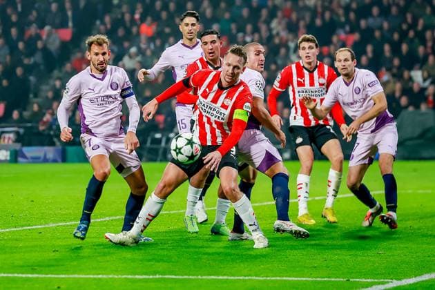 EINDHOVEN, 05-11-2024, Philips stadium. Dutch football. Champions League, season 2024 2025. Player PSV Luuk de Jong PSV - Girona  x26676269x Copyright: