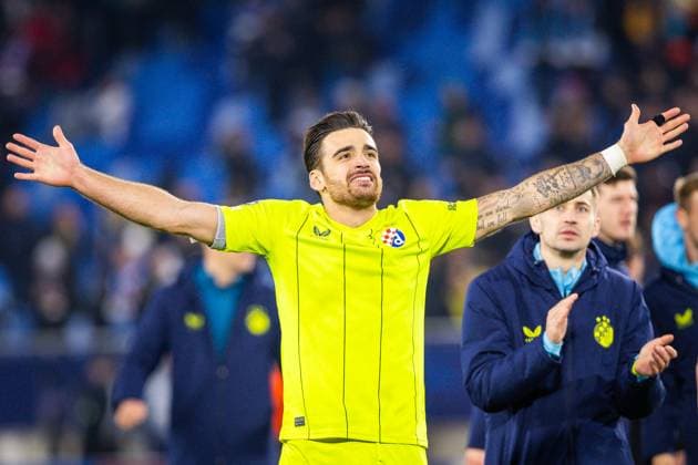 SK SLOVAN BRATISLAVA - GNK DINAMO ZAGREB Sandro Kulenovic of Dinamo during the UEFA Champions League, league stage match between SK Slovan Bratislava and GNK Dinamo Zagreb. Bratislava, Slovakia, November 05, 2024. PUBLICATION NOT IN SLOVAKIA Copyright: xx 080A9105
