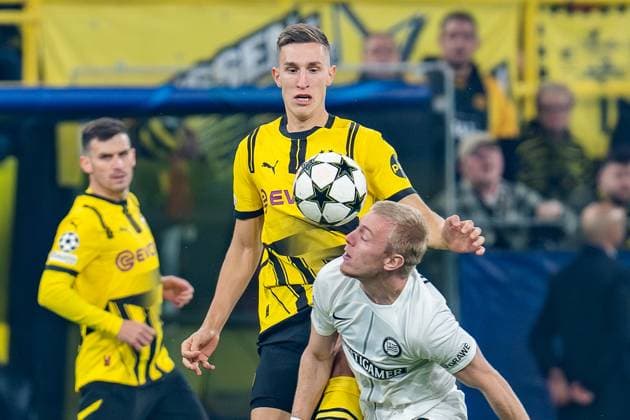 05 11 2024, Borussia Dortmund vs Sturm Graz, UEFA Champions League, Matchday 4 Nico Schlotterbeck Borussia Dortmund, 4 Copyright: xBahhoxKarax