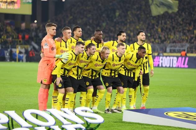 SOCCER - UEFA CL, Dortmund vs Sturm DORTMUND,GERMANY,05.NOV.24 - SOCCER - UEFA Champions League, Borussia Dortmund vs SK Sturm Graz. Image shows team photo of Dortmund.  GEPAxpictures xChrisxBauer