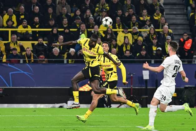 Serhou Guirassy 9 Borussia Dortmund , Borussia Dortmund vs SK Sturm Graz, Soccer, Champions League, Matchday 1 4, 05 11 2024 Dortmund Nordrhein Westfalen Germany Copyright: xkolbert-press MarcxNiemeyerx