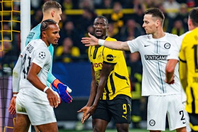 05 11 2024, Borussia Dortmund vs Sturm Graz, UEFA Champions League, Matchday 4 Serhou Guirassy Borussia Dortmund, 9 Copyright: xBahhoxKarax
