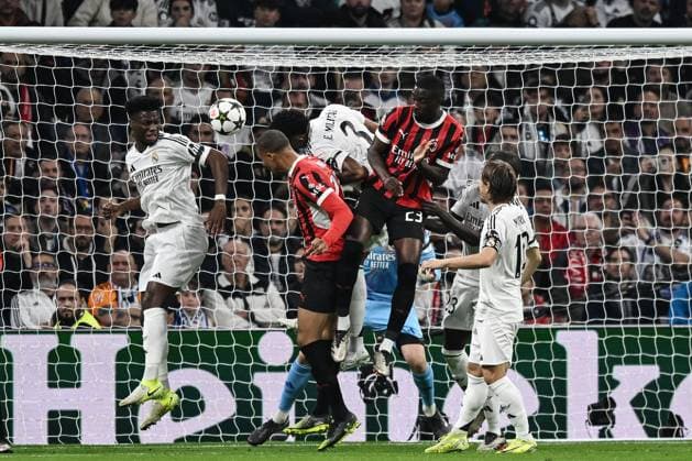 Db Madrid 05 11 2024 - Champions League Real Madrid-Milan foto Daniele Buffa Image nella foto: gol Malick Thiaw 