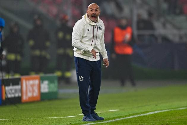 Bologna s Head Coach Vincenzo Italiano portrait during Bologna FC vs AS Monaco, UEFA Champions League football match in Bologna, Italy, November 05 2024  Copyright: xAlessioxMarini IPAxSportx xipa-ax xx IPA_51298799 IPA_Agency_IPA51298799