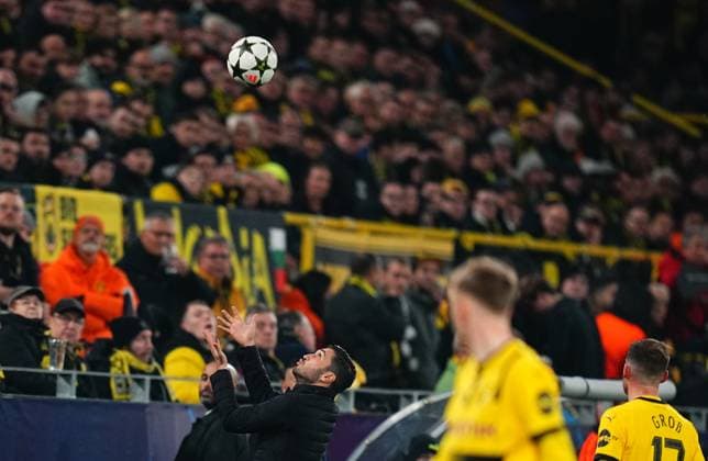 November 05 2024: Nuri Sahin of Borussia Dortmund controls the ball during a Champions League Round 4 game, BvB Dortmund v SK Sturm Graz at Signal Luna Park, Dortmund, Germany. CSM Dortmund Germany - ZUMAc04_ 20241105_zma_c04_028 Copyright: xUlrikxPedersenx