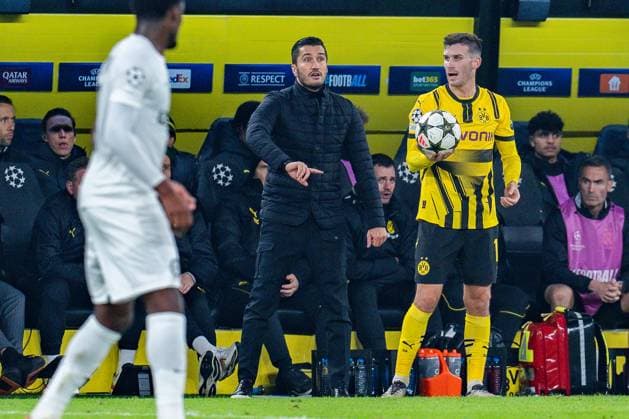 05 11 2024, Borussia Dortmund vs Sturm Graz, UEFA Champions League, Matchday 4 Pascal Gross Borussia Dortmund, 13 Nuri Sahin Borussia Dortmund, Coach Copyright: xBahhoxKarax