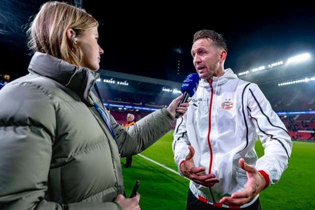 PSV Eindhoven forwarder Luuk de Jong, during the match PSV Girona at the Philips stadium for the UEFA Champions League League phase Matchday 4 season 2024 2025 in EINDHOVEN, Netherlands on 5 november 2024, photo by Marcel van Dorst EYE4images DeFodi Images not used in POL SRB CRO FRA GBR NED ITA USA Defodi 746 198227 Defodi-746 not used in POL SRB CRO FRA GBR NED ITA USA