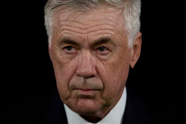 November 5, 2024, Madrid, Madrid, Spain: Real Madrid head coach Carlo Ancelotti during the UEFA Champions League football match between Real Madrid CF and AC Milan at Santiago Bernabeu Stadium in Madrid, Spain, November 5, 2024 Madrid Spain - ZUMAa206 20241105_zsp_a206_013 Copyright: xRubenxAlbarranx