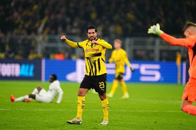 Champions League Round 4: BvB Dortmund v SK Sturm Graz November 05 2024: Emre Can of Borussia Dortmund with post game celebration during a Champions League Round 4 game, BvB Dortmund v SK Sturm Graz at Signal Luna Park, Dortmund, Germany. Ulrik Pedersen CSM (Credit Image: Â Ulrik Pedersen Cal Media) Dortmund Germany EDITORIAL USE ONLY Copyright: xx ZUMA-20241105_zma_c04_034.jpg UlrikxPedersenx csmphotothree314791