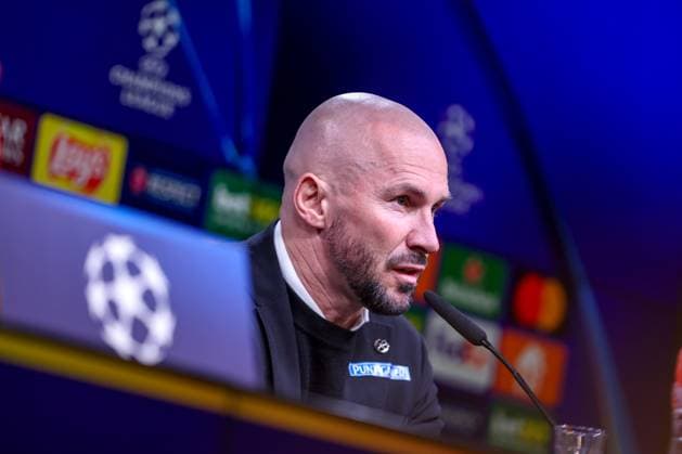 05 11 2024, Football, UEFA Champions League, Borussia Dortmund SK Sturm Graz, Matchday 4, Signal Iduna Park, 2024 2025 season Head coach Christian Ilzer Coach Graz at the press conference after the match North Rhine-Westphalia Germany