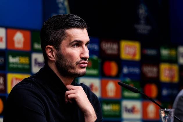 UEFA Champions League Borussia Dortmund SK Sturm Graz 05 11 2024 Nuri Sahin Head Coach Borussia Dortmund during the press conference UEFA Champions League Borussia Dortmund SK Sturm Graz, Dortmund, SIGNAL IDUNA PARK Copyright: xBEAUTIFULxSPORTS Wunderlx