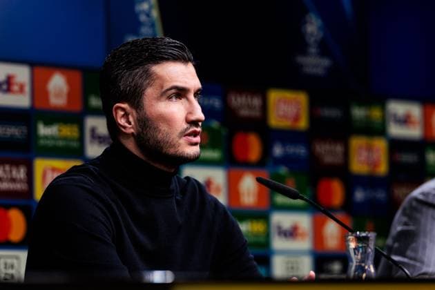 UEFA Champions League Borussia Dortmund SK Sturm Graz 05 11 2024 Nuri Sahin Head Coach Borussia Dortmund during the press conference UEFA Champions League Borussia Dortmund SK Sturm Graz, Dortmund, SIGNAL IDUNA PARK Copyright: xBEAUTIFULxSPORTS Wunderlx