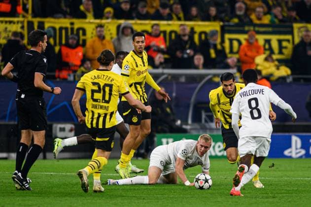 DORTMUND, GERMANY - 05.11.24: The match of match UEFA Champion League Borussia Dortmund vs Sturm Graz at SIGNAL IDUNA PARK  Copyright: xVITALIIxKLIUIEVx