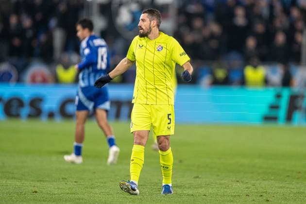 Arijan Ademi during UEFA Champions league match, SK Slovan Bratislava - GNK Dinamo Zagreb , 05. november 2024, Tehelne pole Stadium, Bratislava, Slovakia Copyright: xMICHALxFAJT,ZOSPORTU.SKx DSC_4633