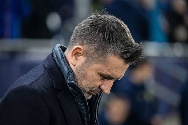 Nenad Bjelica during UEFA Champions league match, SK Slovan Bratislava - GNK Dinamo Zagreb , 05. november 2024, Tehelne pole Stadium, Bratislava, Slovakia Copyright: xMICHALxFAJT,ZOSPORTU.SKx FAJ_4256
