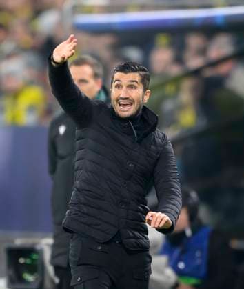 Coach Nuri SAHIN DO Gesture, Football Champions League, Matchday 4, Borussia Dortmund DO Sturm Graz 1 0, on 05 11 2024 in Dortmund Germany UEFA regulations prohibit any use of photographs as image sequences and or quasi video Â
