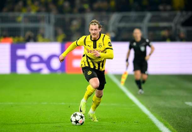 Julian BRANDT DO Action, Football Champions League, Matchday 4, Borussia Dortmund DO Sturm Graz 1 0, on 05 11 2024 in Dortmund Germany UEFA regulations prohibit any use of photographs as image sequences and or quasi video Â