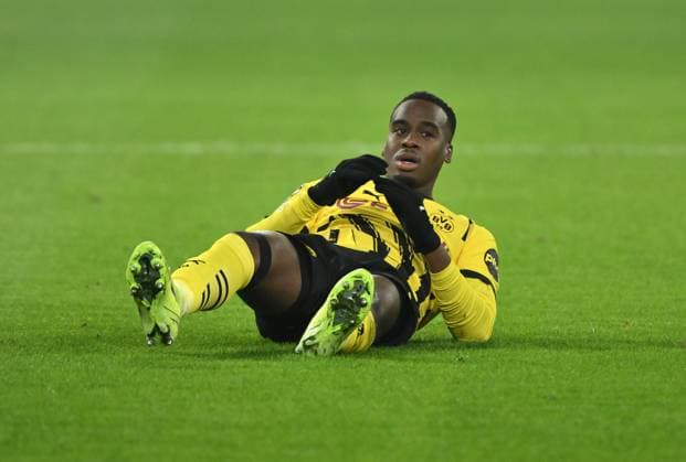 Jamie Gittens Borussia Dortmund 05 11 2024, Football UEFA Champions League 2024 25, Matchday 4 Borussia Dortmund SK Sturm Graz 1 0 Dortmund Signal Iduna Park Nordrhein Westfalen Germany Team2
