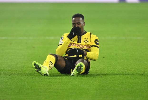Jamie Gittens Borussia Dortmund 05 11 2024, Football UEFA Champions League 2024 25, Matchday 4 Borussia Dortmund SK Sturm Graz 1 0 Dortmund Signal Iduna Park Nordrhein Westfalen Germany Team2