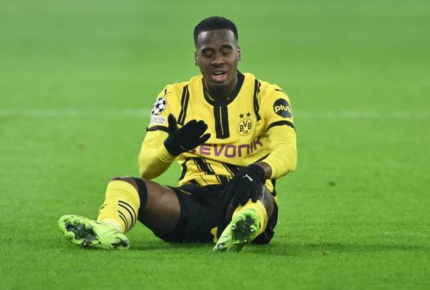 Jamie Gittens Borussia Dortmund 05 11 2024, Football UEFA Champions League 2024 25, Matchday 4 Borussia Dortmund SK Sturm Graz 1 0 Dortmund Signal Iduna Park Nordrhein Westfalen Germany Team2