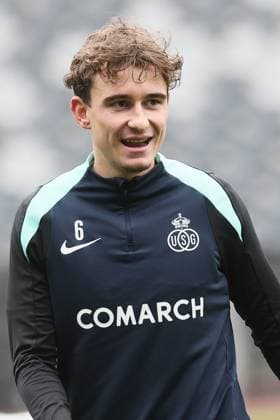 Union s Kamiel Van De Perre pictured during a training session of Belgian soccer team Royale Union Saint-Gilloise in Brussels, on Wednesday 06 November 2024. The team prepares for tomorrow s match against Italian team AS Roma, in the fourth day (out of 8) of the League phase of the UEFA Europa League tournament. BRUNOxFAHY  x104705458x