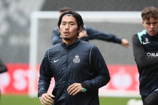 Union s Koki Machida pictured during a training session of Belgian soccer team Royale Union Saint-Gilloise in Brussels, on Wednesday 06 November 2024. The team prepares for tomorrow s match against Italian team AS Roma, in the fourth day (out of 8) of the League phase of the UEFA Europa League tournament. BRUNOxFAHY  x104705499x